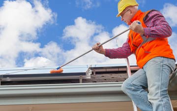 Byton Hand soft wash roof cleaning